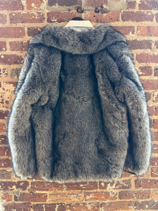 The Silver Fox Collar Shirt Coat