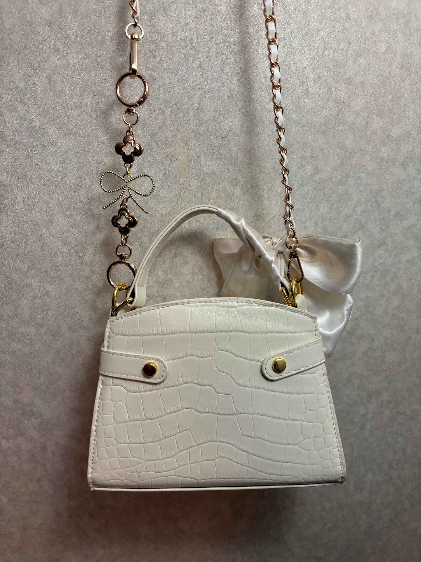 White Coconut Luxe Handbag