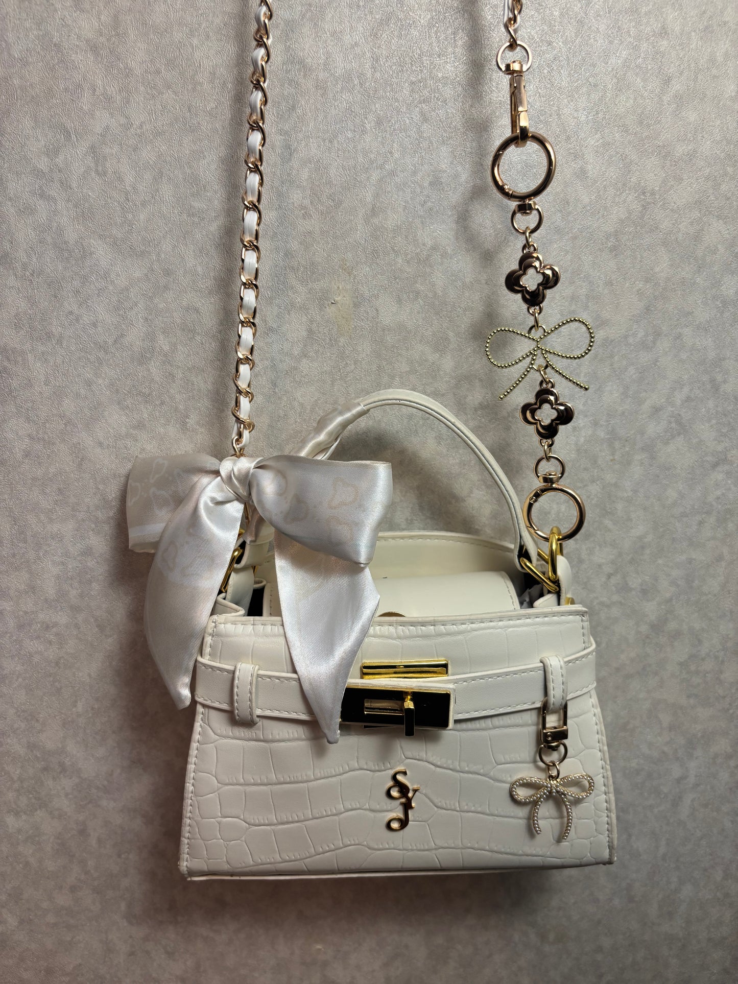 White Coconut Luxe Handbag